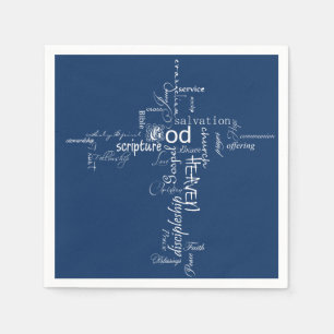 Serviette En Papier mots croisés chrétiens