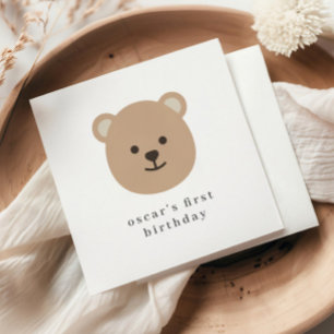 Serviette En Papier Mouchoir en papier à visage d'ours en peluche