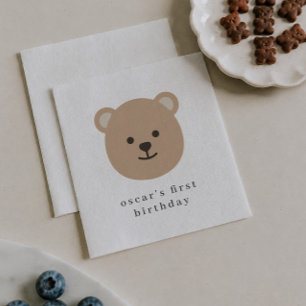 Serviette En Papier Mouchoir en papier à visage d'ours en peluche