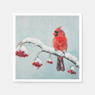 Serviette En Papier Mouchoir en papier Cardinal Rouge