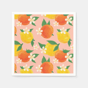 Serviette En Papier Mouchoir en papier Citron Sucré d'Été
