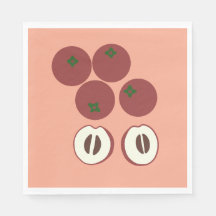 Mouchoir en papier pomme de velours