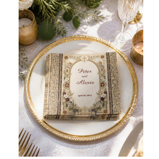 Serviette En Papier Mouchoir en papier pour mariage orthodoxe chrétien