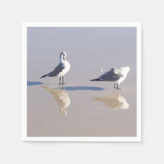 Serviette En Papier Mouchoirs en papier aux mouettes venteux