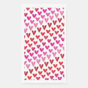 Serviette En Papier Mouchoirs en papier Coeurs Enjoués