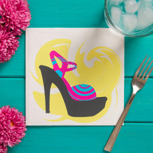 Serviette En Papier Mouchoirs en papier mode talons hauts fantaisie