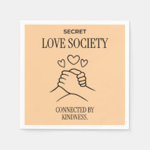 Mouchoirs en papier modernes Connected by Kindness