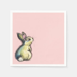 Serviette En Papier Mouchoirs en papier Petit Lapin Gras