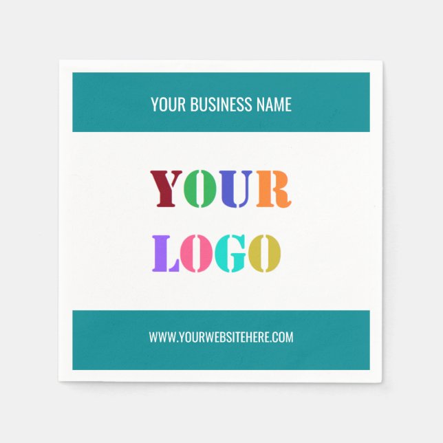 Serviette En Papier Mouchoirs en papier pour entreprise avec logo et t (Devant)