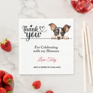 Serviette En Papier Mouchoirs en papier Toy Fox Terrier