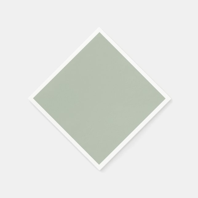 Serviette En Papier Mousse mer (Coin)