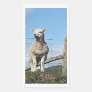 SERVIETTE EN PAPIER MOUTONS MIGNONS