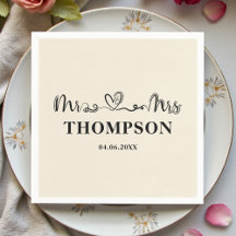 Mr and Mrs Elegant Simple | Natural White