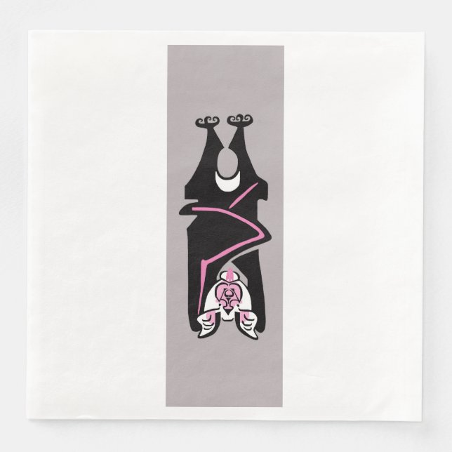 Serviette En Papier MTD éffrayante - Halloween (Devant)