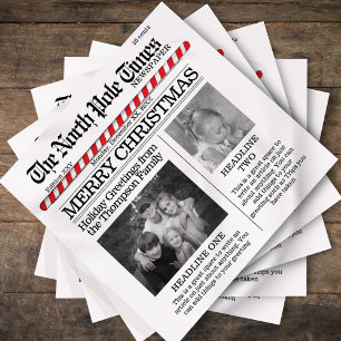 Serviette En Papier Multiphoto Pôle Nord Nouvelles Noël mignon Joyeux