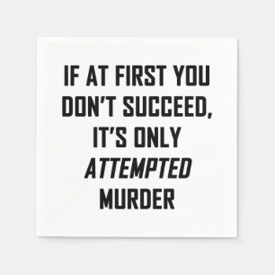 Serviette En Papier Murder