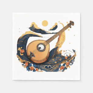 Serviette En Papier Musique cosmique