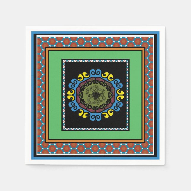 Serviette En Papier MVB Mexican Pride 1 Design (Devant)