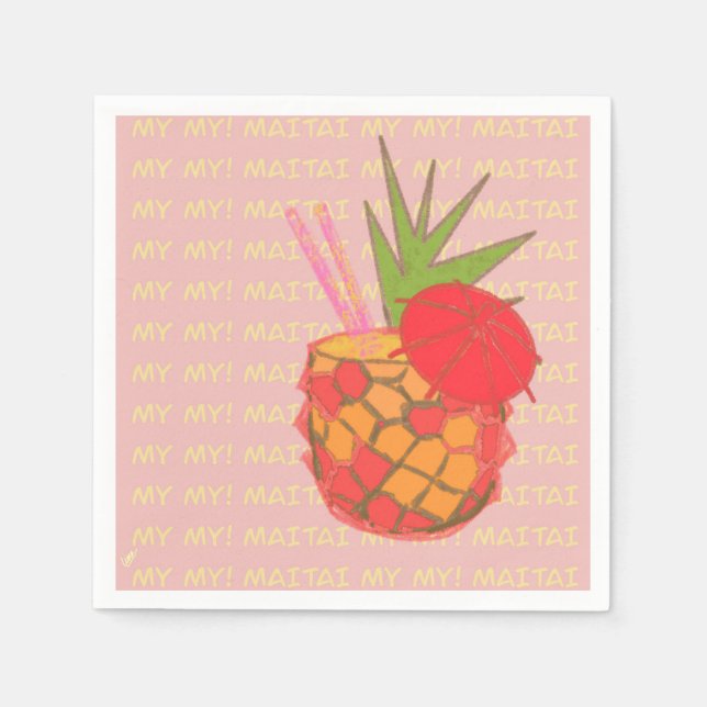 Serviette En Papier My Mai Tai (Devant)