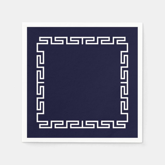Serviette en papier "Mykonos" (Devant)