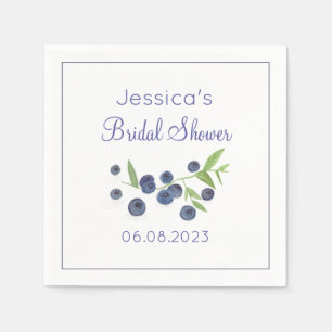 Serviette En Papier Myrtilles Myrtille Été Shower de Mariée