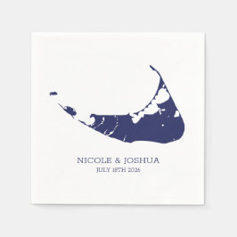 Serviette En Papier Nantucket Island Mariage Nantucket Navy