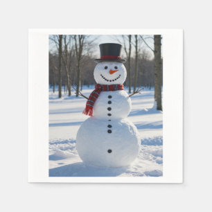 Serviette En Papier Napin de neige