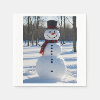 Serviette En Papier Napin de neige