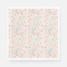 Serviette En Papier Napkin Floral Heaven
