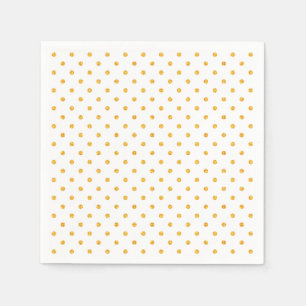 Serviette En Papier Napkin Gold Dot