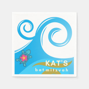 Serviette En Papier Napkin, le Bat mitzvah de Kat