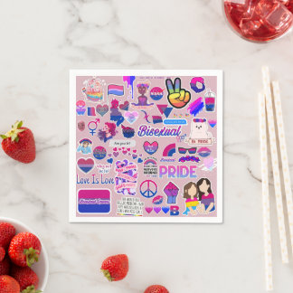Serviette En Papier Napkin papier LGBTQ