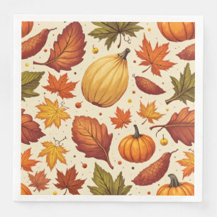 Serviette En Papier Napkin pour le dîner de Thanksgiving