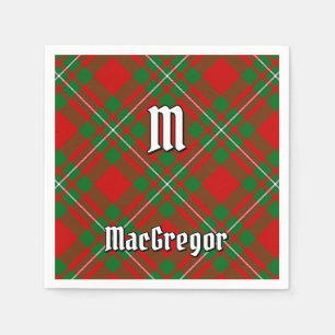 Serviette En Papier Napkins Clan Gregor Tartan