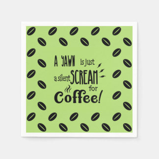 SERVIETTE EN PAPIER NAPKINS DE SCREAM SILENCIEUX
