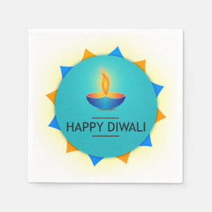 Serviette En Papier Napkins Diwali Diya