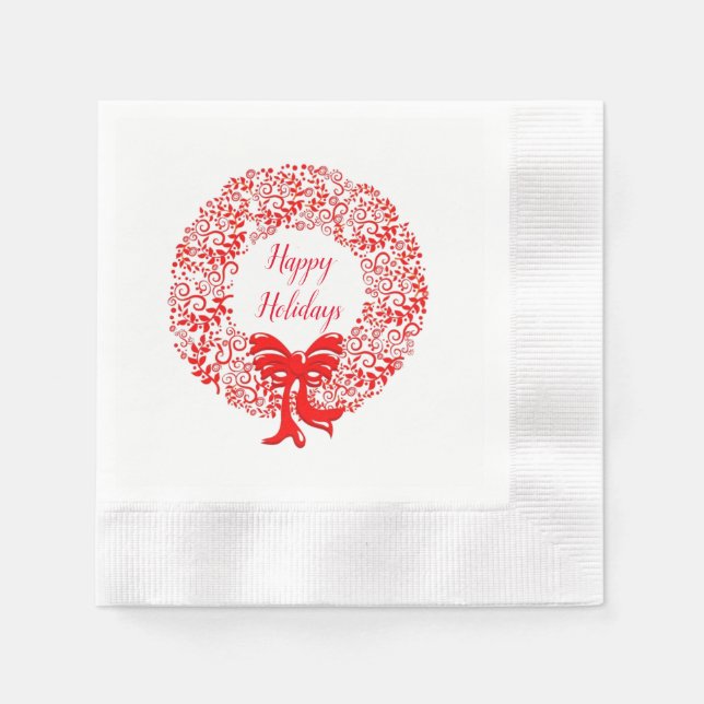 Serviette En Papier Napkins en papier de vacances (Devant)
