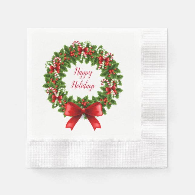 Serviette En Papier Napkins en papier de vacances (Devant)