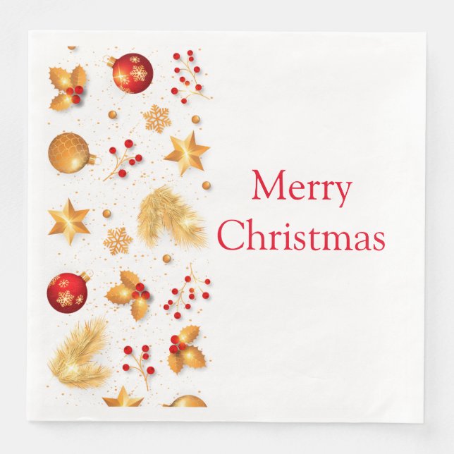 Serviette En Papier Napkins en papier de vacances (Devant)