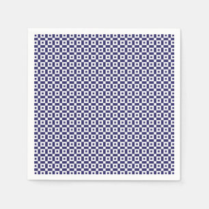Serviette En Papier Napkins japonais bleu