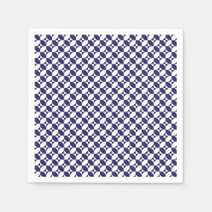 Serviette En Papier Napkins japonais bleu
