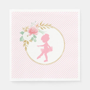 Serviette En Papier Napkins Little Ballerina