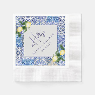 Serviette En Papier Napkins Mariage italien   Style toscan rustique