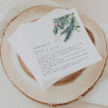 Napkins Mariage moderne