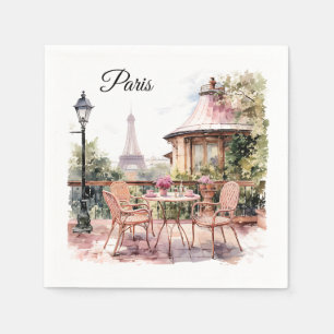 Serviette En Papier Napkins Papier Paris