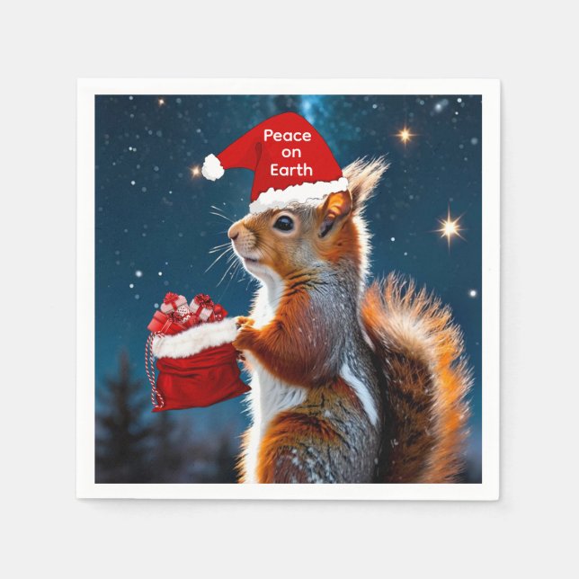 Serviette En Papier Napkins Peace on Earth Paper Party (Devant)