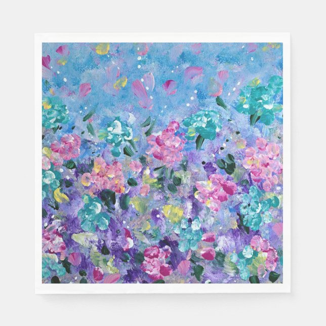 Serviette En Papier Napkins Primavera Party (Devant)