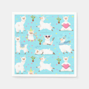 Serviette En Papier Naples Alpaca/Llama