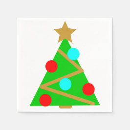Serviette En Papier Naples Arbre de Noël