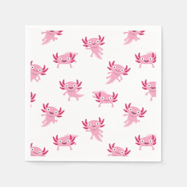 Serviette En Papier Naples Axolotl (Devant)